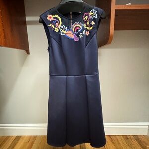Ted Baker Skater dress with pockets size 1